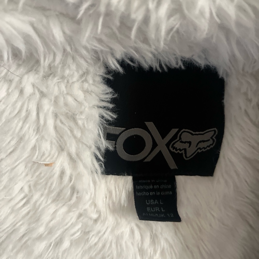 VTG Y2K Fox Racing Hysteric Glamour Style Fur Zip Hoodie. Large! - Picture 5 of 6